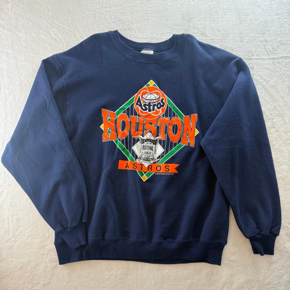 Vintage MLB 1992 Astros Houston Crewneck Sweatshirt Mens XL